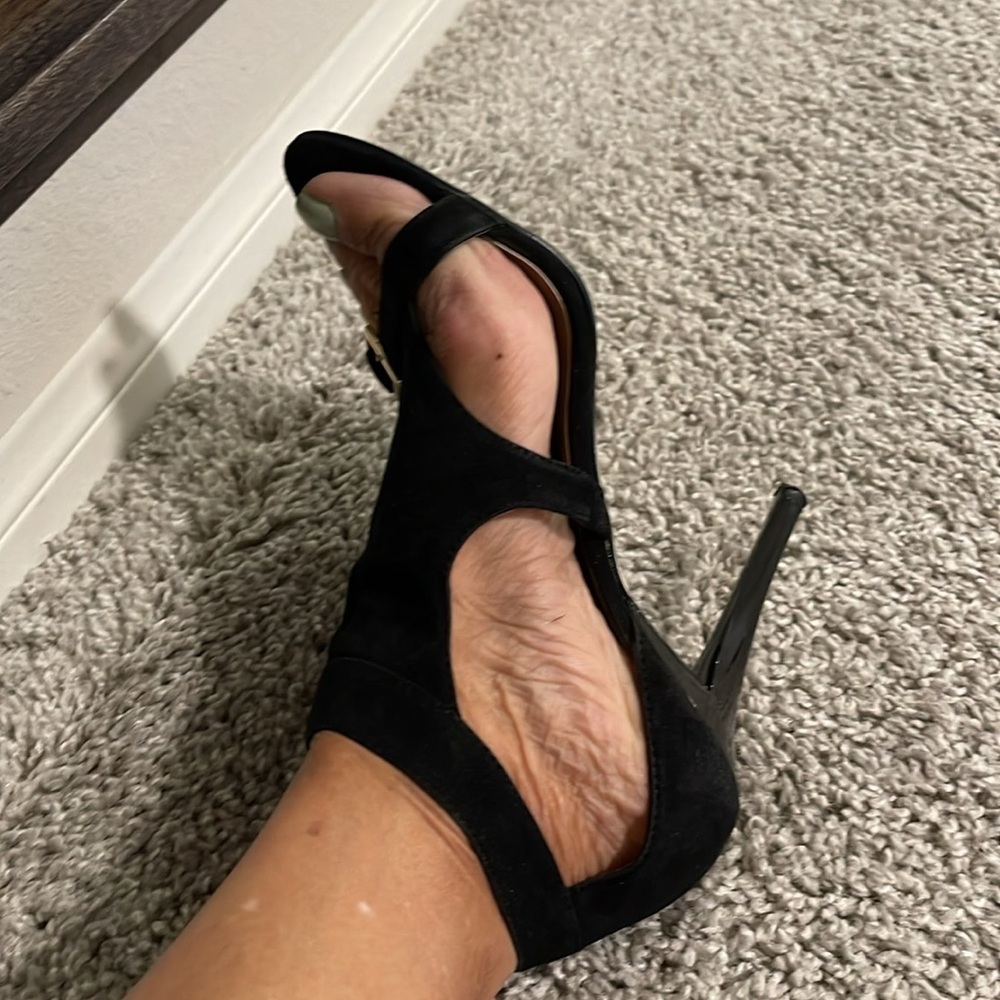 Guess Black Suede Heels - Picture 6 of 6